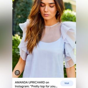 Amanda Uprichard Stefania top